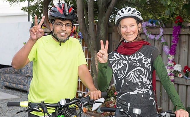 Tutor leads 'Peace Train' cycle ride.jpg