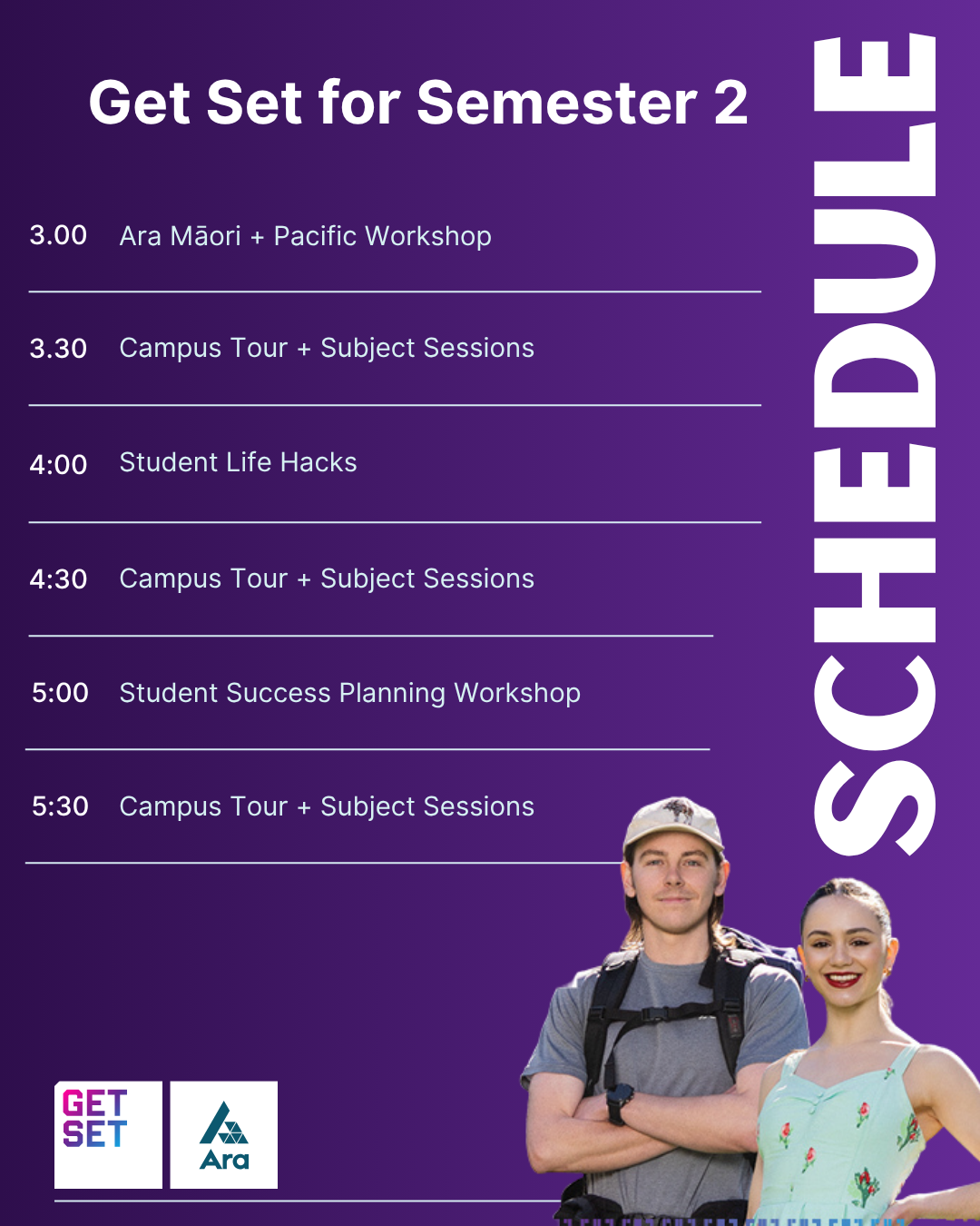 Get Set Event Schedule