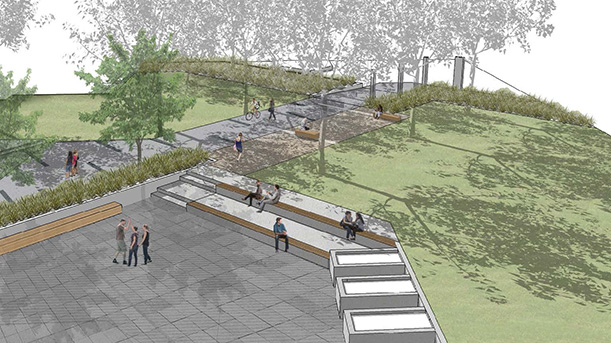 City campus landscaping work begins .jpg