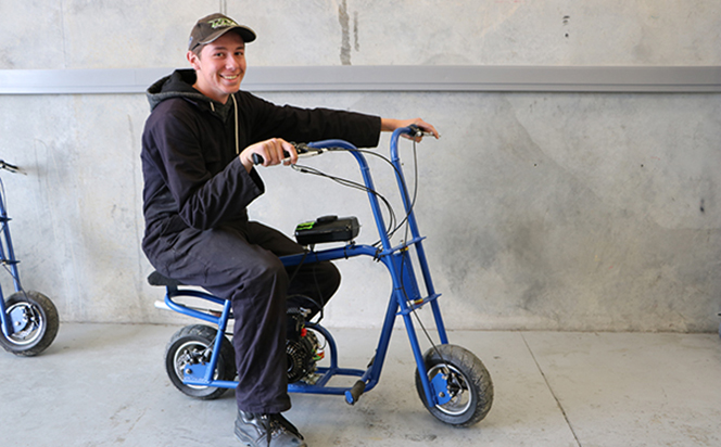 Student made minibikes now road ready 2.jpg