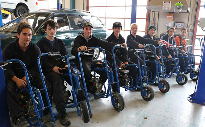 Student made minibikes now road ready.jpeg